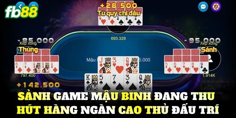 Sảnh Mậu Binh đang thu hút hàng ngàn cao thủ đấu trí
