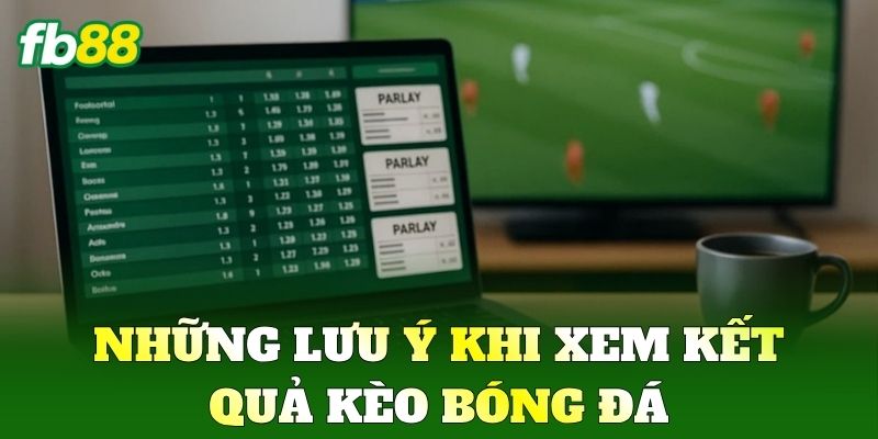 Những lưu ý khi xem Kết Quả Kèo Bóng Đá