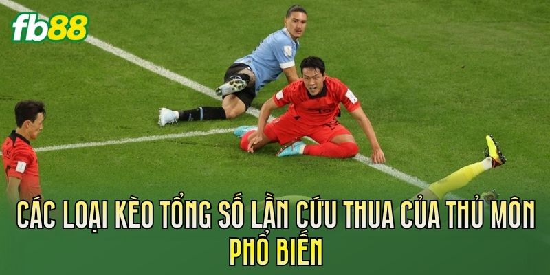 Các loại kèo tổng số lần cứu thua của thủ môn phổ biến