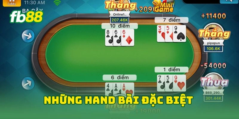 Những hand bài đặc biệt