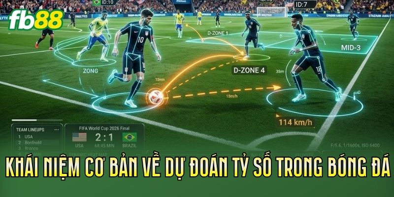 Khái niệm cơ bản về dự đoán tỷ số trong bóng đá