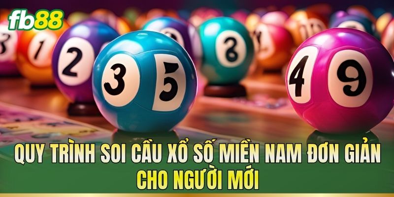 Quy trình soi cầu xổ số miền Nam đơn giản cho người mới